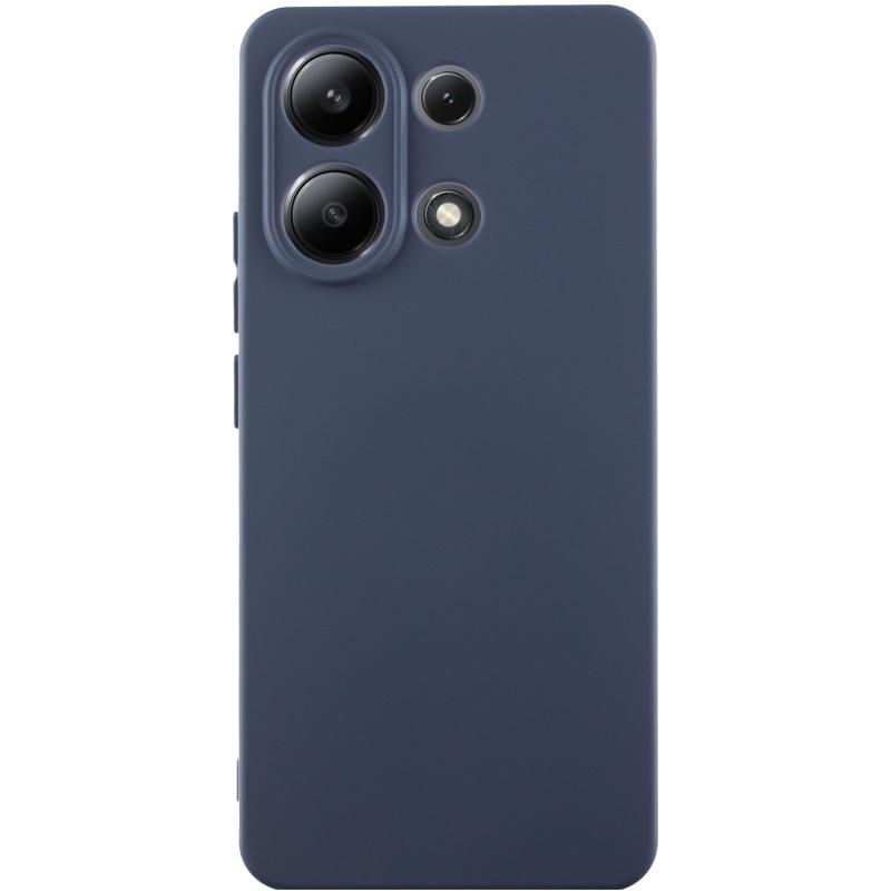 Чохол GETMAN Liquid Silk Full Camera для Xiaomi Redmi Note 13 4G | TPU + Мікрофібра на малюнкі №1