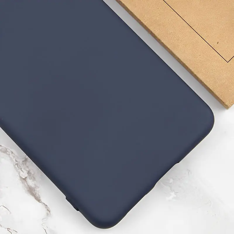 Чехол TPU GETMAN Liquid Silk Full Camera для Xiaomi Redmi Note 13 4G, Синий / Midnight Blue 1, TPU, купить оптом с доставкой