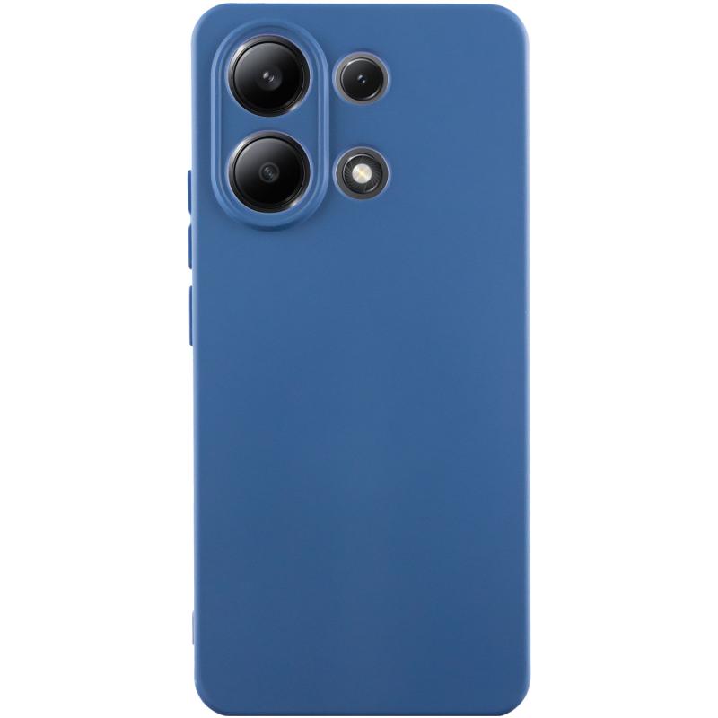 Чохол GETMAN Liquid Silk Full Camera для Xiaomi Redmi Note 13 4G | TPU + Мікрофібра на малюнкі №1