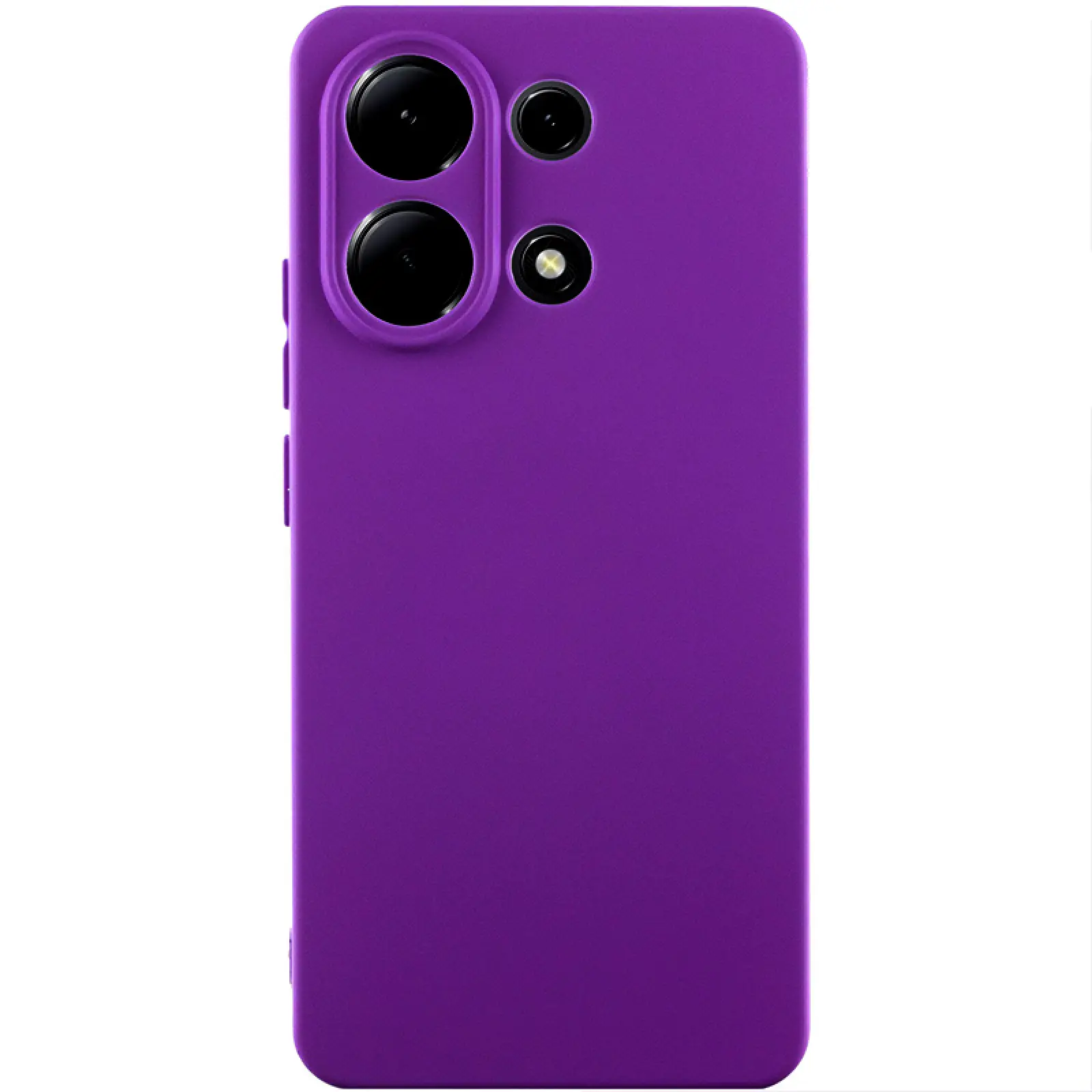 Чехол TPU GETMAN Liquid Silk Full Camera для Xiaomi Redmi Note 13 4G, Фиолетовый / Purple, TPU, купить оптом с доставкой