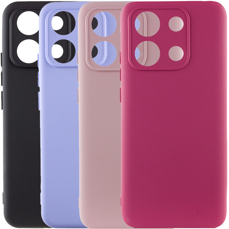 Чехол TPU GETMAN Liquid Silk Full Camera для Xiaomi Redmi Note 13 Pro 4G / Poco M6 Pro 4G / Note 14S, TPU, купить оптом с доставкой