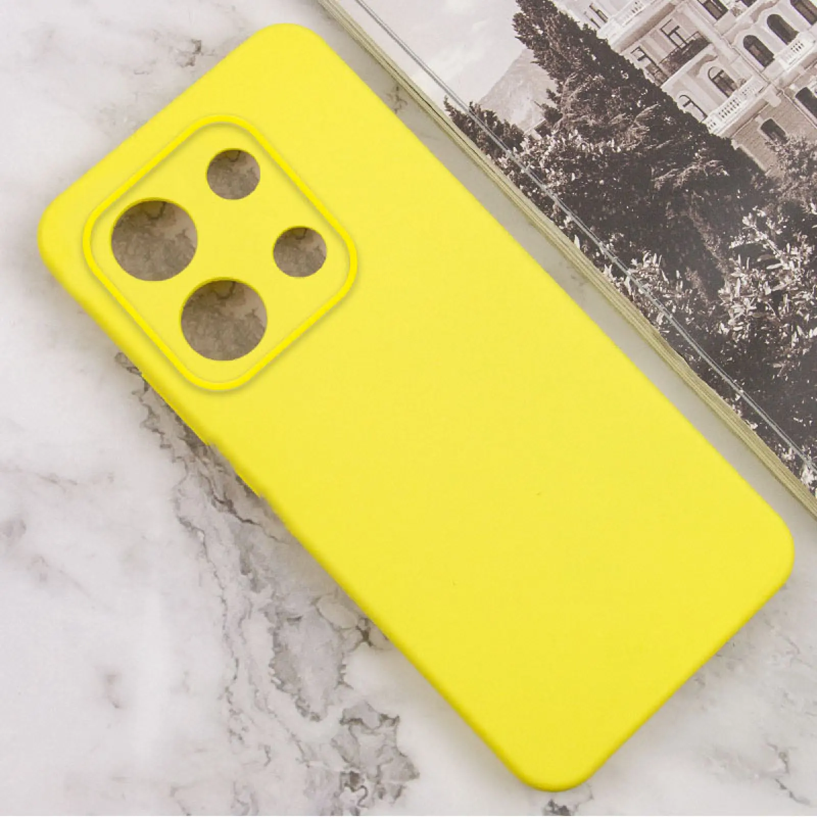 Чехол TPU GETMAN Liquid Silk Full Camera для Xiaomi Redmi Note 13 Pro 4G / Poco M6 Pro 4G / Note 14S, Желтый / Flash 1, TPU, купить оптом с доставкой