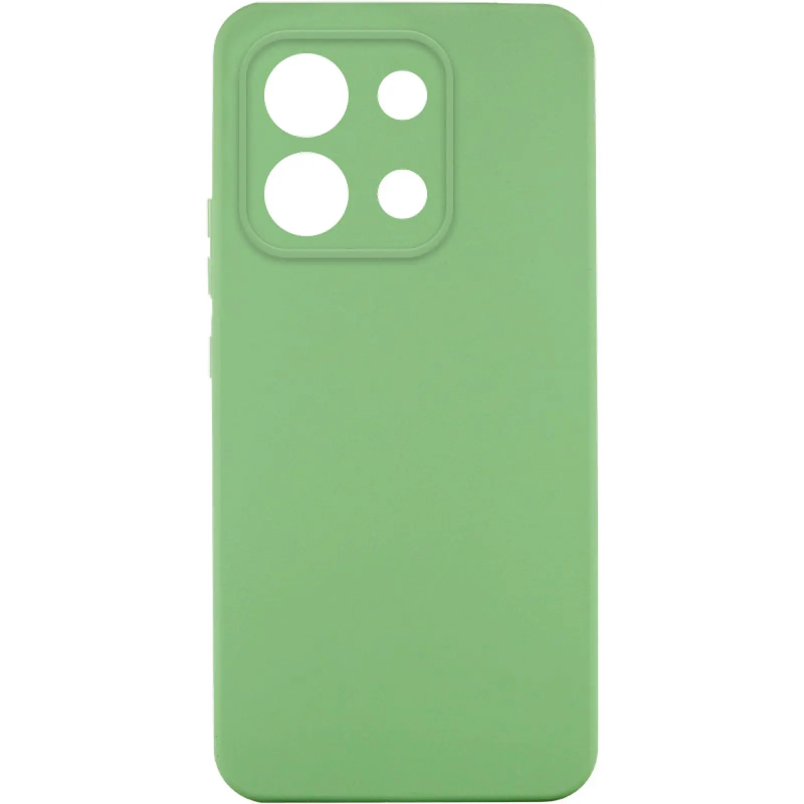 Чехол TPU GETMAN Liquid Silk Full Camera для Xiaomi Redmi Note 13 Pro 4G / Poco M6 Pro 4G / Note 14S, Зеленый / Pistachio, TPU, купить оптом с доставкой