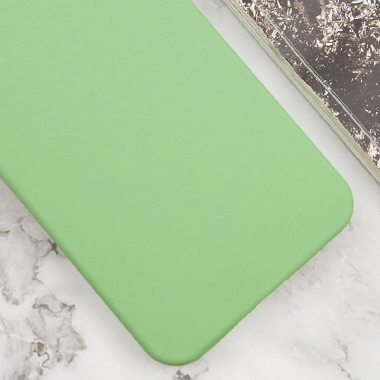 Чехол TPU GETMAN Liquid Silk Full Camera для Xiaomi Redmi Note 13 Pro 4G / Poco M6 Pro 4G / Note 14S, Зеленый / Pistachio 1, TPU, купить оптом с доставкой
