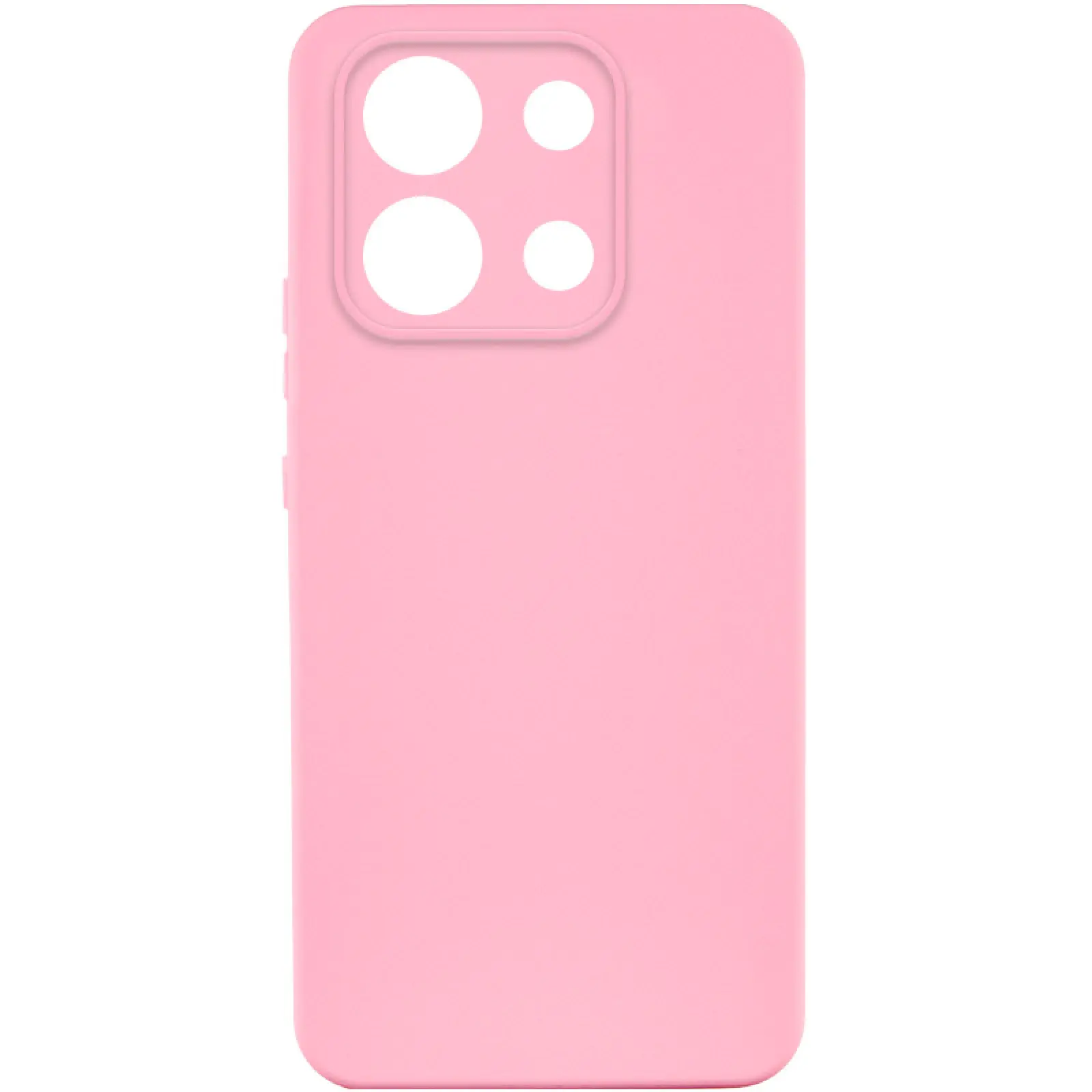 Чехол TPU GETMAN Liquid Silk Full Camera для Xiaomi Redmi Note 13 Pro 4G / Poco M6 Pro 4G / Note 14S, Розовый / Pink, TPU, купить оптом с доставкой