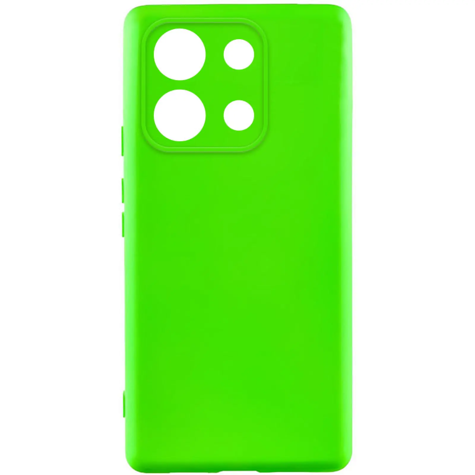 Чехол TPU GETMAN Liquid Silk Full Camera для Xiaomi Redmi Note 13 Pro 4G / Poco M6 Pro 4G / Note 14S, Салатовый / Neon Green, TPU, купить оптом с доставкой