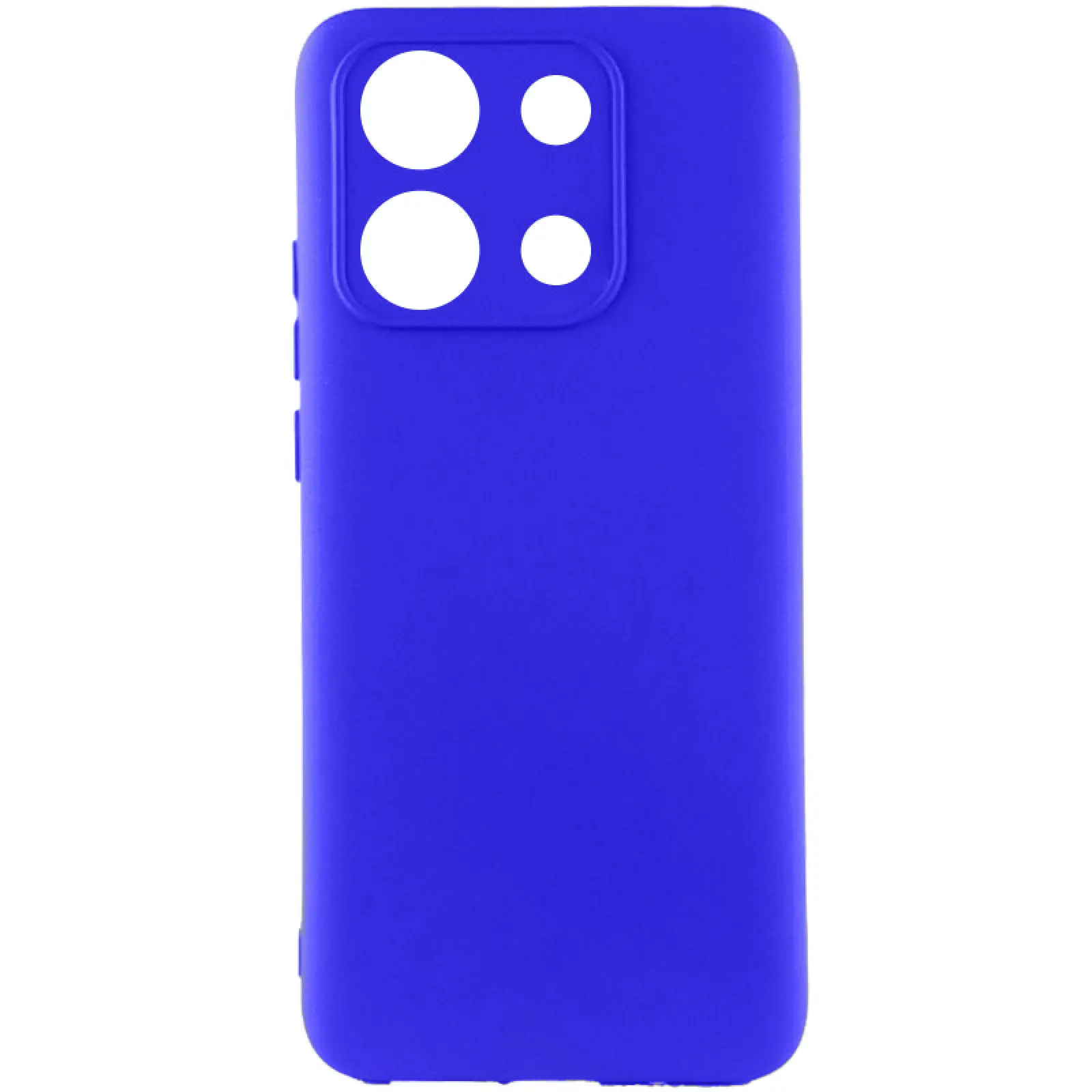 Чехол TPU GETMAN Liquid Silk Full Camera для Xiaomi Redmi Note 13 Pro 4G / Poco M6 Pro 4G / Note 14S, Синий / Iris, TPU, купить оптом с доставкой