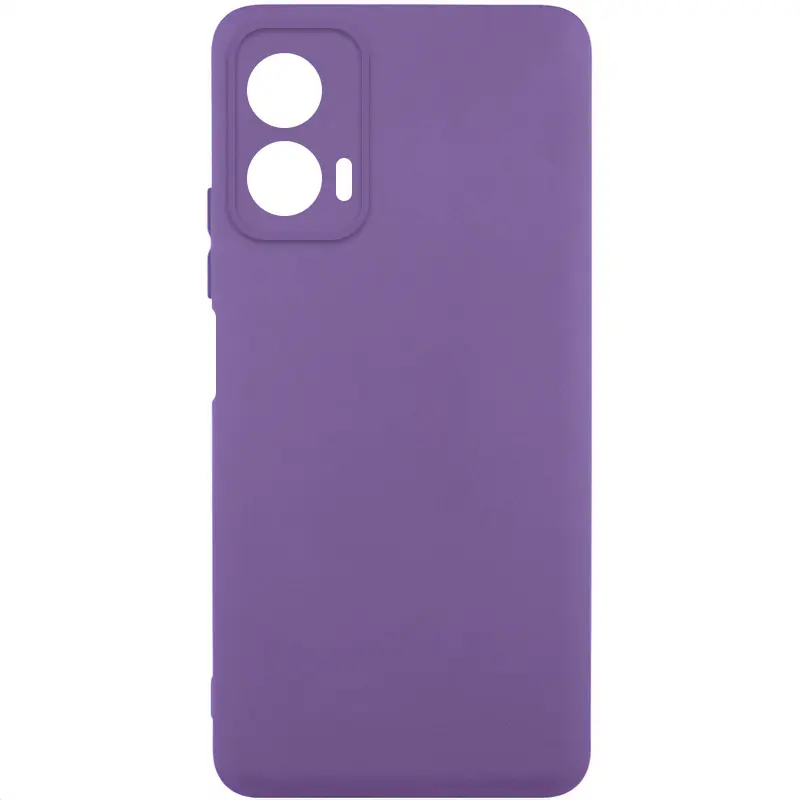 Чехол TPU GETMAN Liquid Silk Full Camera для Motorola Moto G24, Фиолетовый / Amethyst, TPU, купить оптом с доставкой