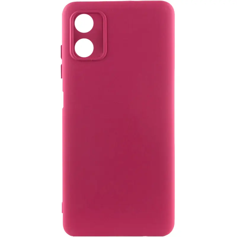 Чехол TPU GETMAN Liquid Silk Full Camera для Motorola Moto G04 / E14, Бордовый / Marsala, TPU, купить оптом с доставкой