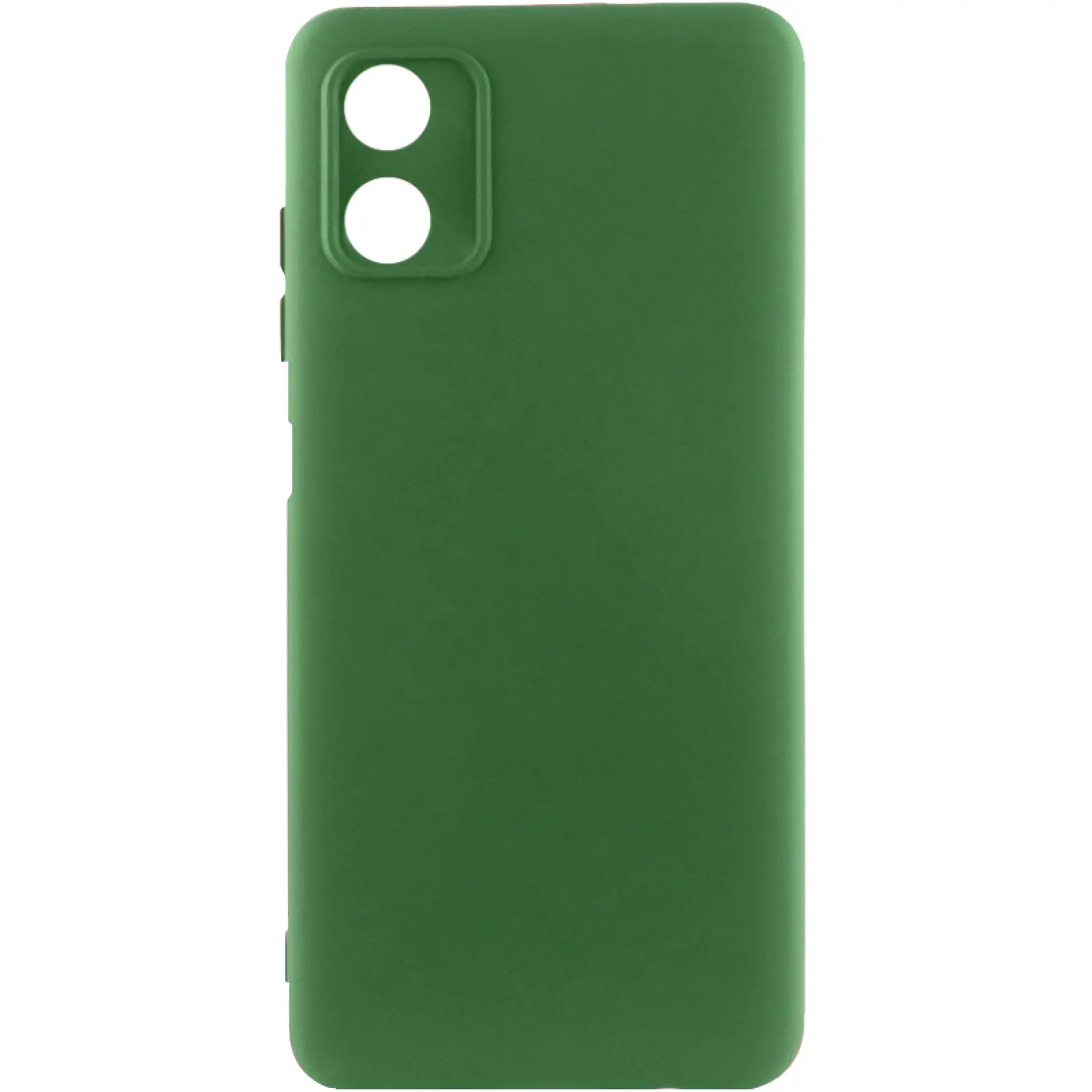 Чехол TPU GETMAN Liquid Silk Full Camera для Motorola Moto G04 / E14, Зеленый / Dark green, TPU, купить оптом с доставкой