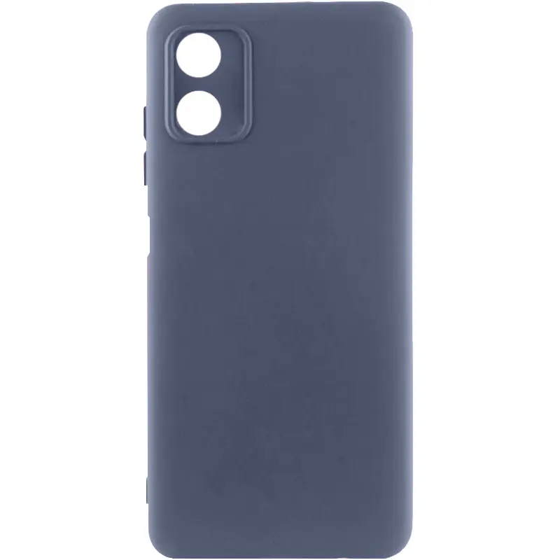 Чехол TPU GETMAN Liquid Silk Full Camera для Motorola Moto G04 / E14, Синий / Midnight Blue, TPU, купить оптом с доставкой
