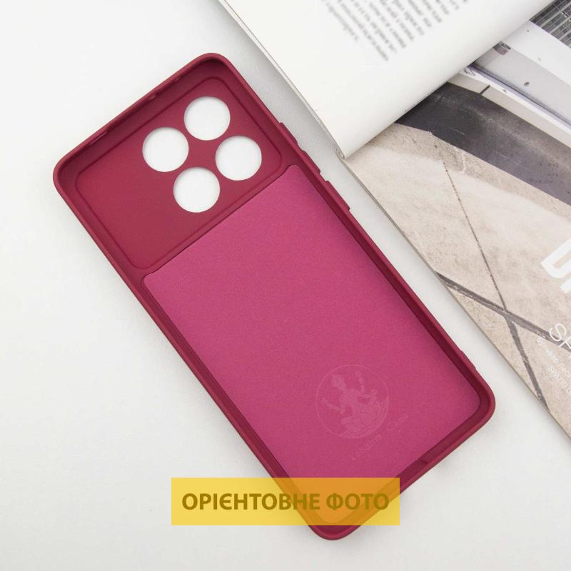 Чохол GETMAN Liquid Silk Full Camera для Xiaomi Poco X6 | TPU + Мікрофібра на малюнкі №3