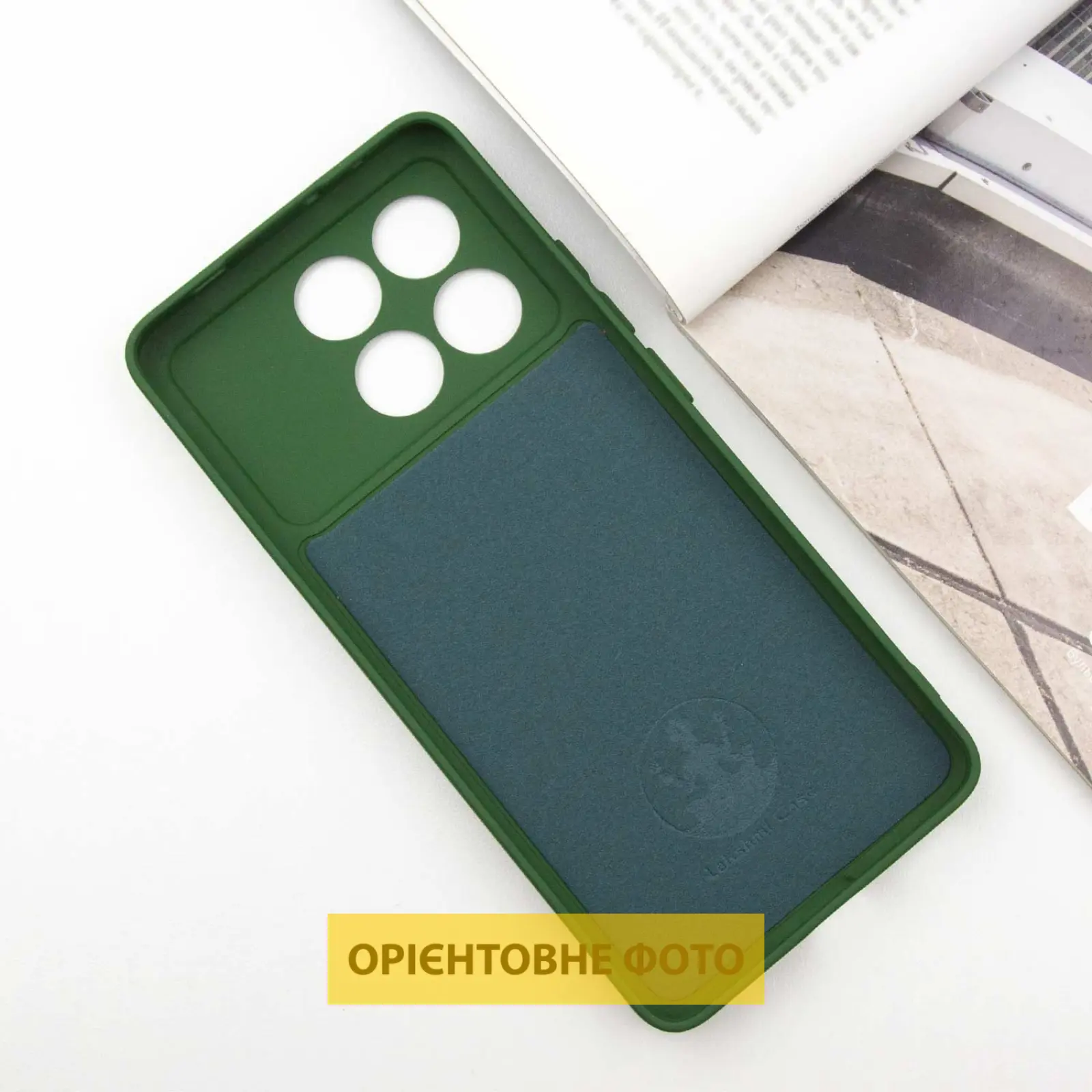 Чехол TPU GETMAN Liquid Silk Full Camera для Xiaomi Poco X6 / Note 13 Pro 5G, Зеленый / Dark green 2, TPU, купить оптом с доставкой
