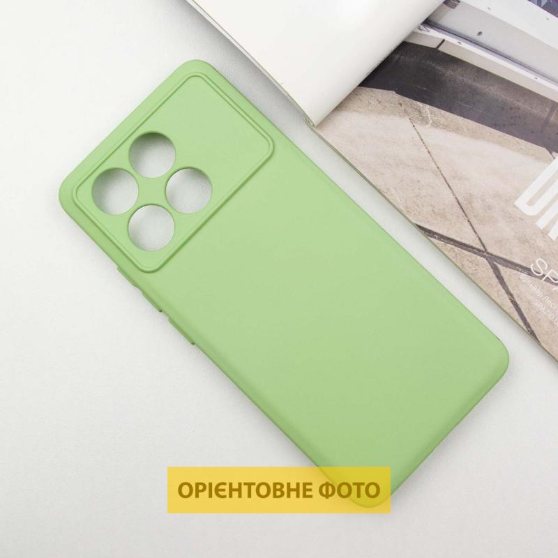 Чехол GETMAN Liquid Silk Full Camera для Xiaomi Poco X6 | TPU + Микрофибра на картинке №2