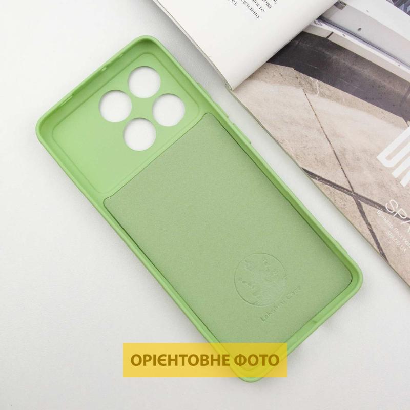 Чехол GETMAN Liquid Silk Full Camera для Xiaomi Poco X6 | TPU + Микрофибра на картинке №3