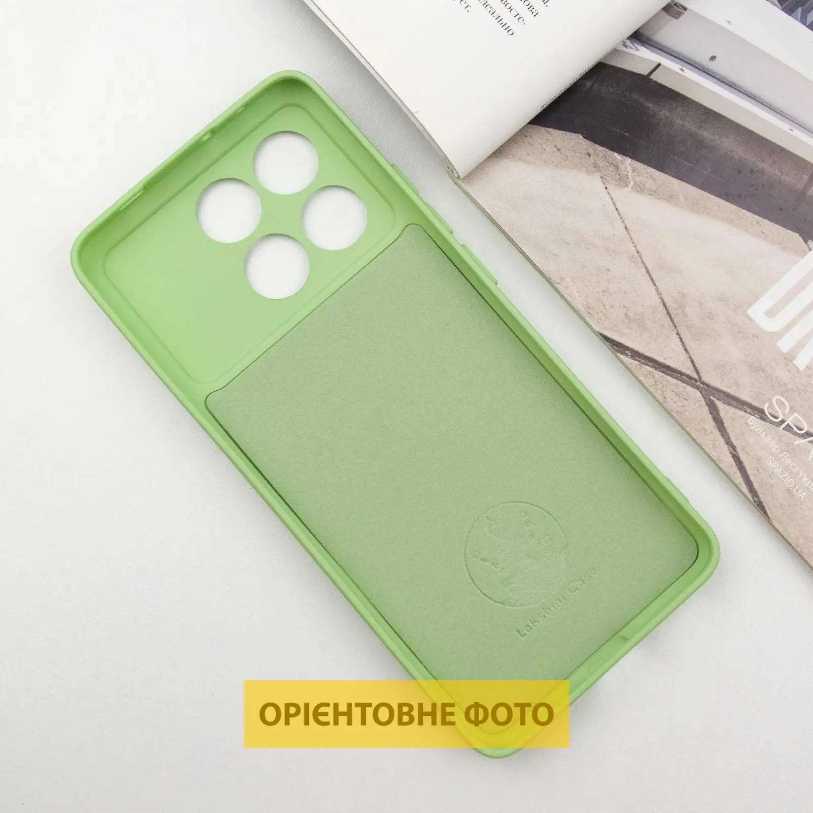 Чехол TPU GETMAN Liquid Silk Full Camera для Xiaomi Poco X6 / Note 13 Pro 5G, Зеленый / Pistachio 2, TPU, купить оптом с доставкой