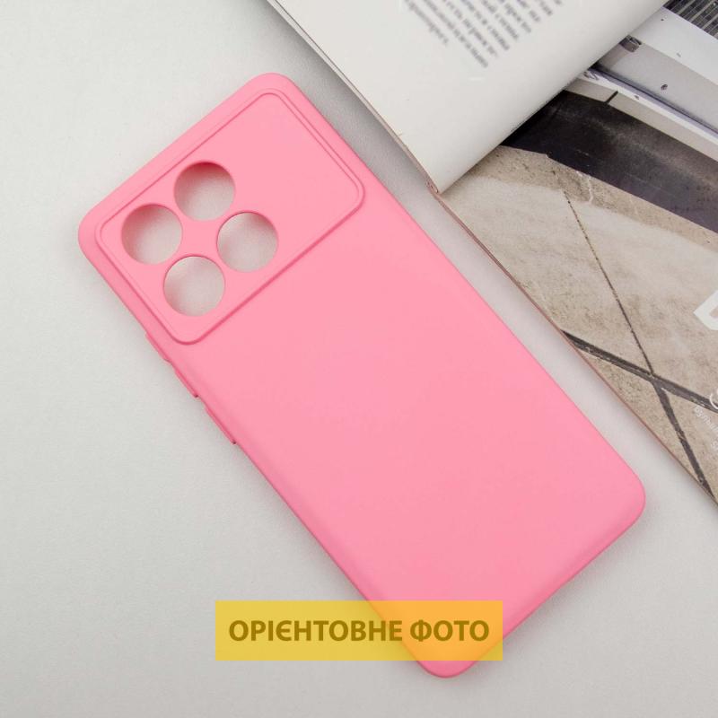 Чехол GETMAN Liquid Silk Full Camera для Xiaomi Poco X6 | TPU + Микрофибра на картинке №2