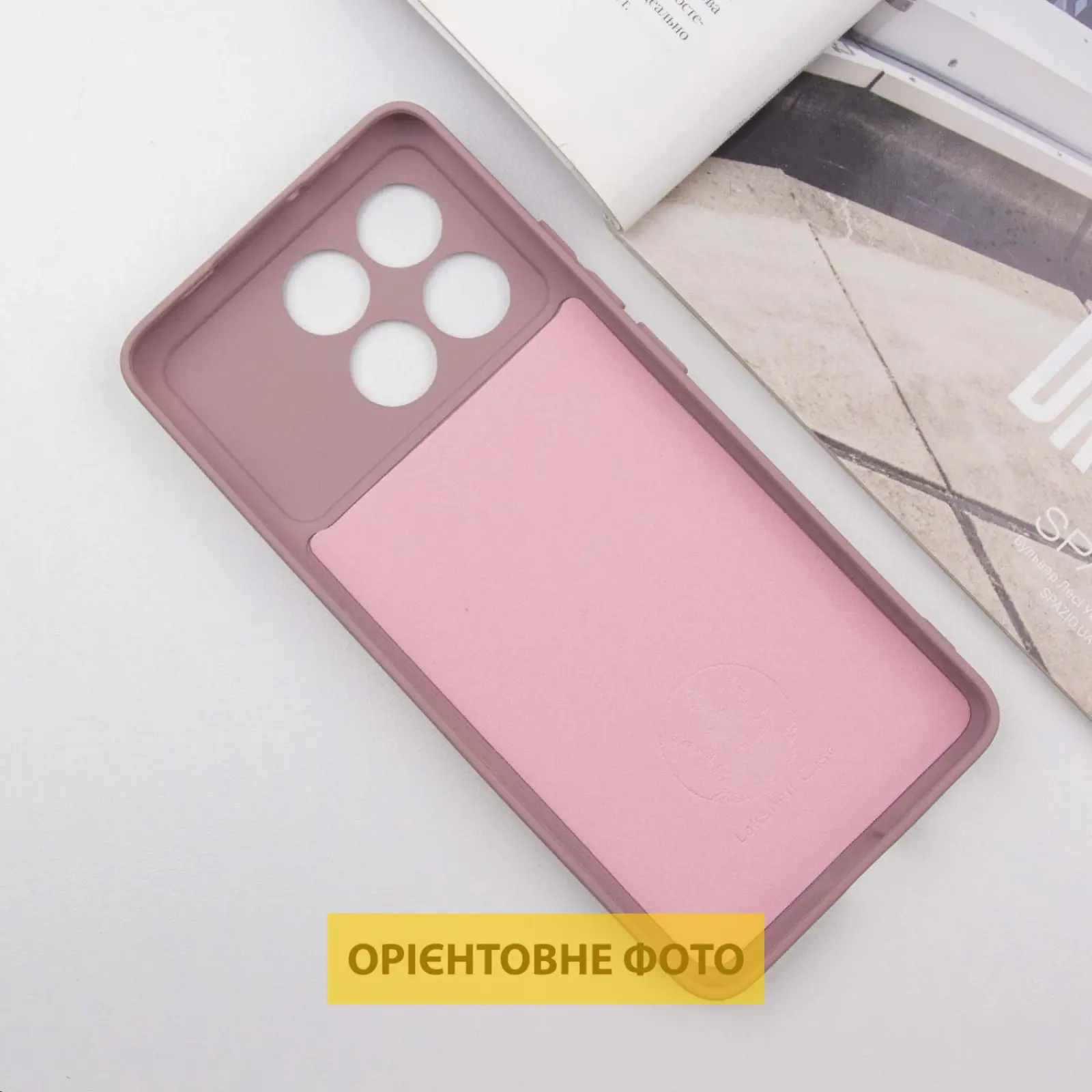 Чехол TPU GETMAN Liquid Silk Full Camera для Xiaomi Poco X6 / Note 13 Pro 5G, Розовый / Pink Sand 2, TPU, купить оптом с доставкой