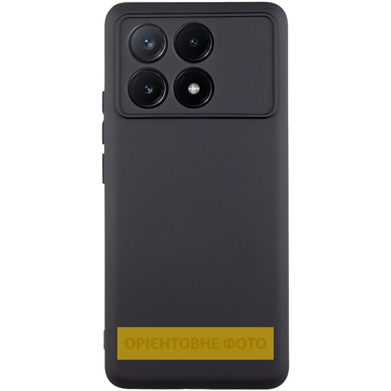 Чохол GETMAN Liquid Silk Full Camera для Xiaomi Poco X6 | TPU + Мікрофібра на малюнкі №1