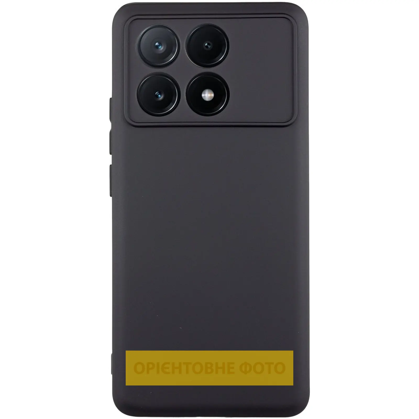 Чехол TPU GETMAN Liquid Silk Full Camera для Xiaomi Poco X6 / Note 13 Pro 5G, Черный / Black, TPU, купить оптом с доставкой