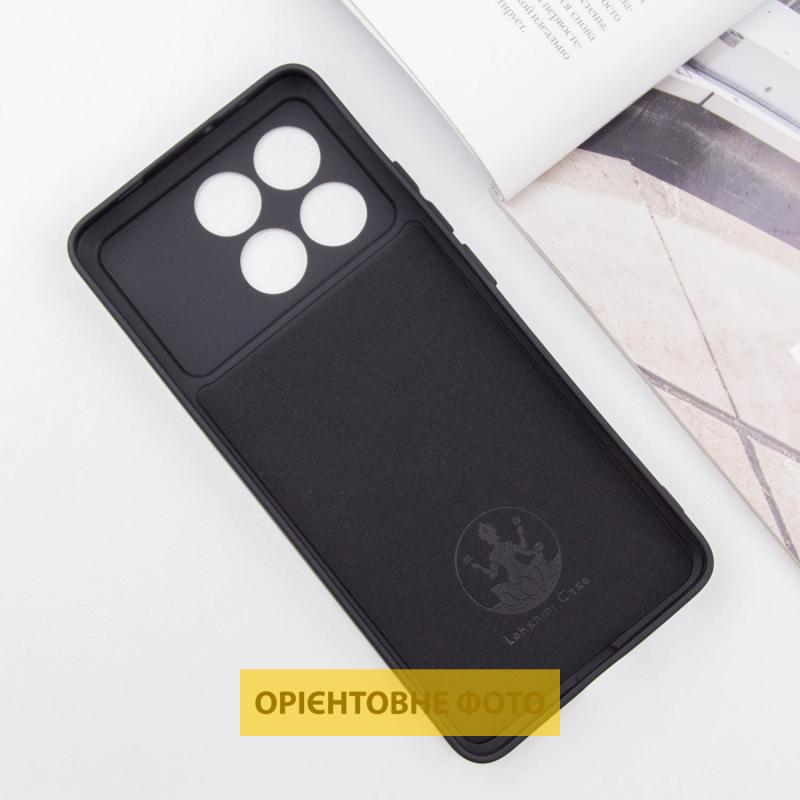 Чохол GETMAN Liquid Silk Full Camera для Xiaomi Poco X6 | TPU + Мікрофібра на малюнкі №3