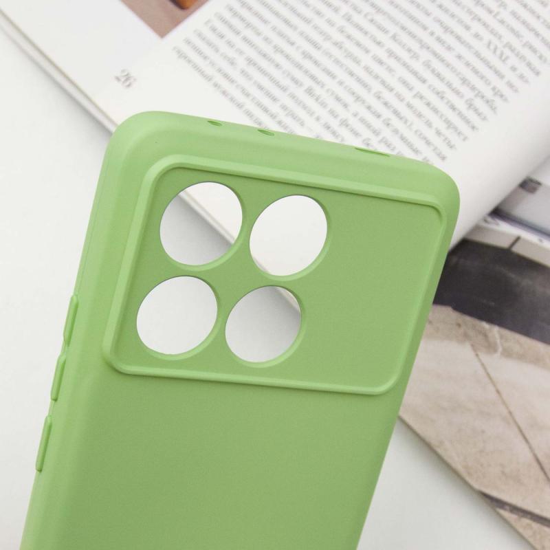 Чохол GETMAN Liquid Silk Full Camera для Xiaomi Poco X6 Pro | TPU + Мікрофібра на малюнкі №5