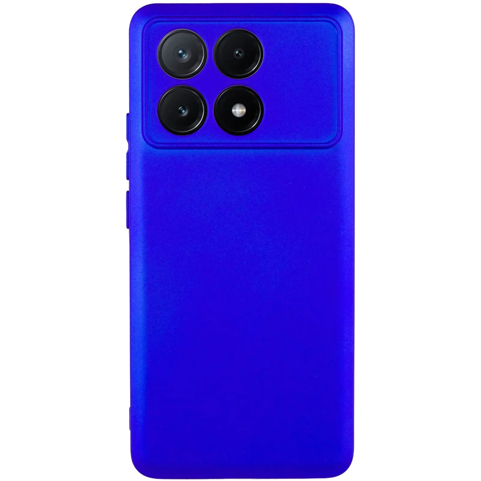 Чохол TPU GETMAN Liquid Silk Full Camera для Xiaomi Poco X6 Pro, Синій / Iris, TPU, купити оптом з доставкою
