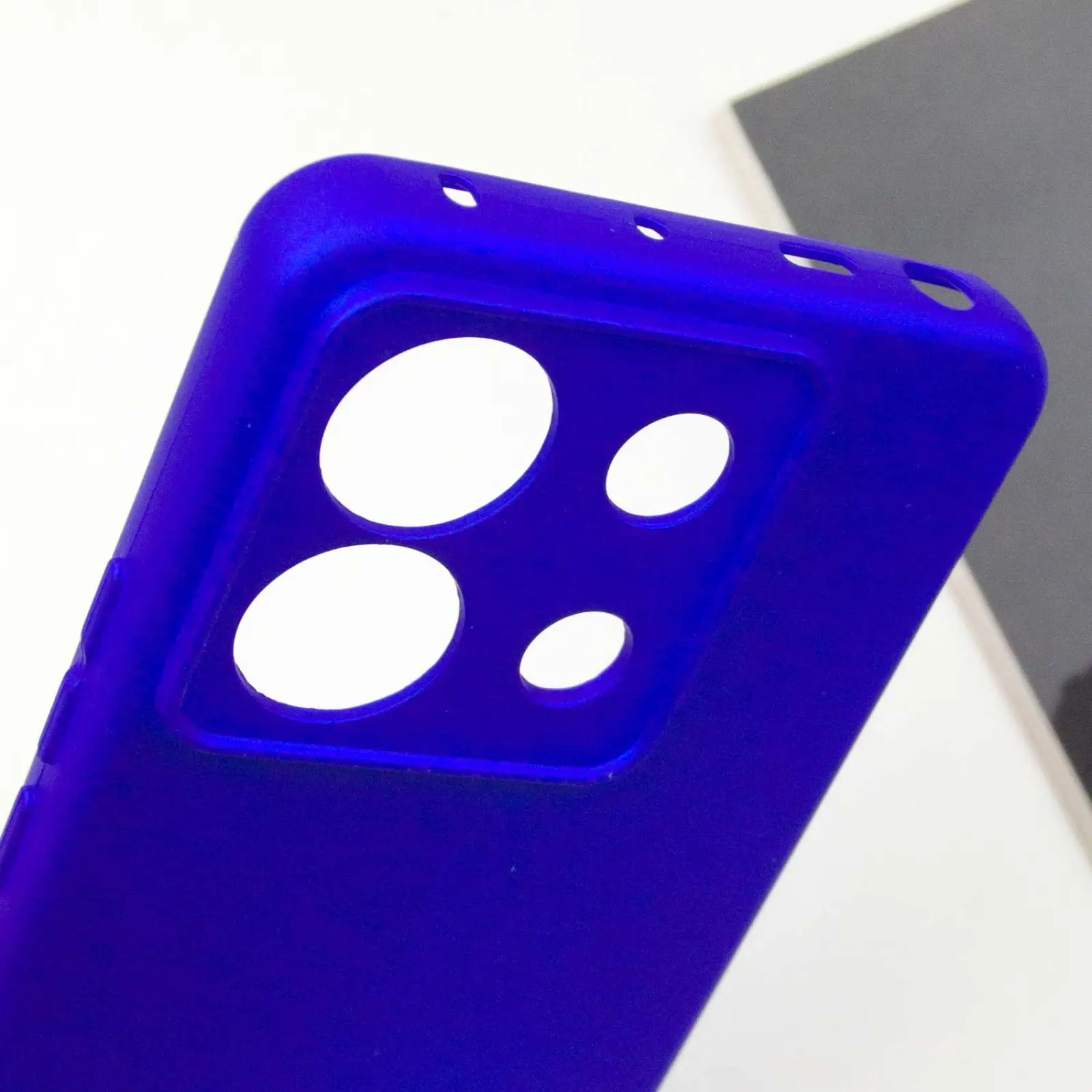 Чохол TPU GETMAN Liquid Silk Full Camera для Xiaomi Poco X6 Pro, Синій / Iris 5, TPU, купити оптом з доставкою