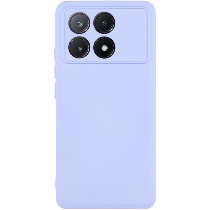 Чохол GETMAN Liquid Silk Full Camera для Xiaomi Poco X6 Pro | TPU + Мікрофібра на малюнкі №1