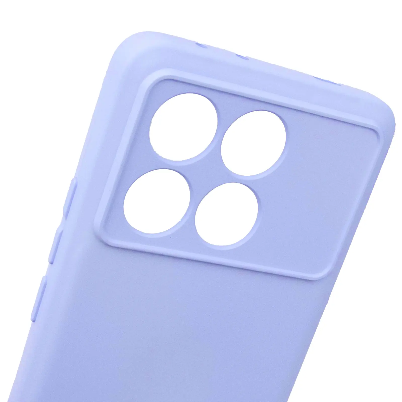 Чохол TPU GETMAN Liquid Silk Full Camera для Xiaomi Poco X6 Pro, Бузковий / Light purple 1, TPU, купити оптом з доставкою