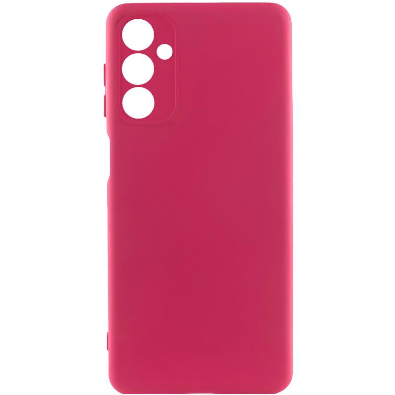 Чехол TPU GETMAN Liquid Silk Full Camera для Samsung Galaxy A35, Красный / Dark Red, TPU, купить оптом с доставкой