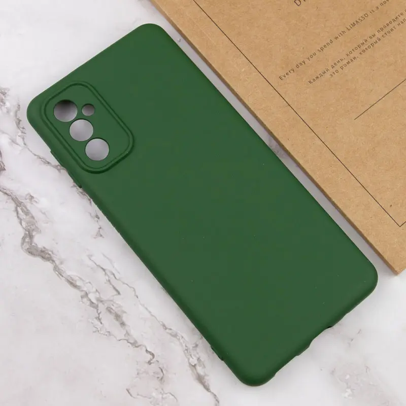Чехол TPU GETMAN Liquid Silk Full Camera для Samsung Galaxy A35, Зеленый / Dark green 3, TPU, купить оптом с доставкой