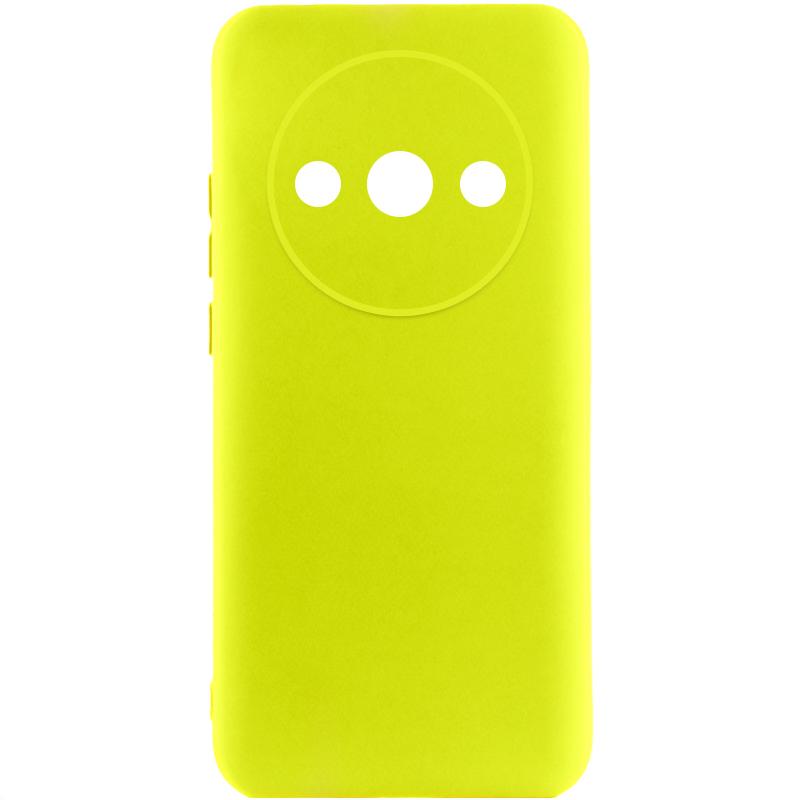 Чохол GETMAN Liquid Silk Full Camera для Xiaomi Redmi A3 | TPU + Мікрофібра на малюнкі №1