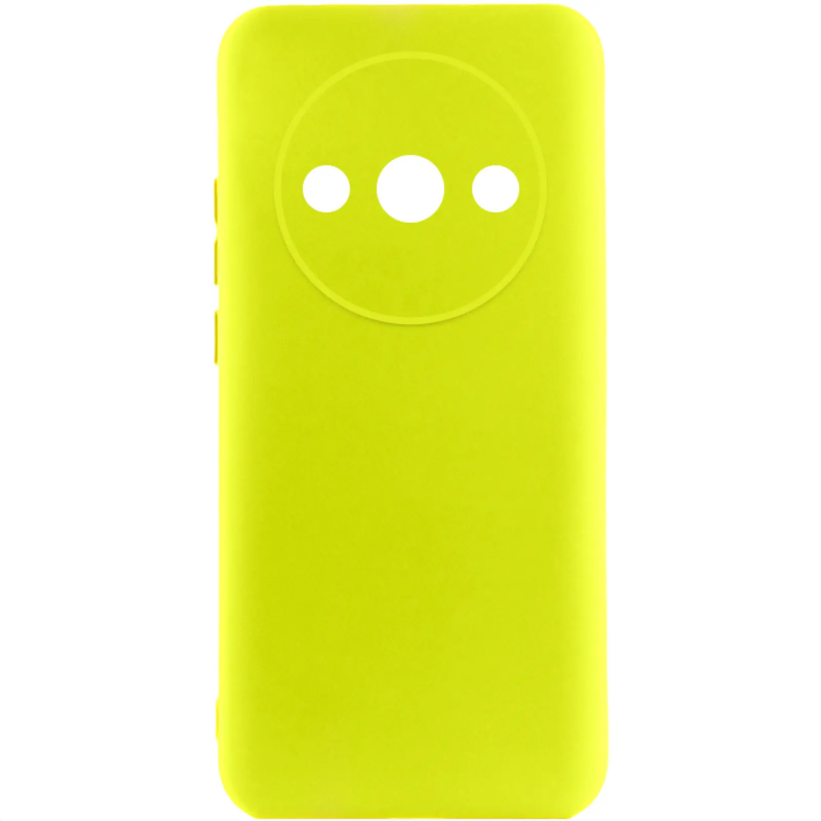 Чехол TPU GETMAN Liquid Silk Full Camera для Xiaomi Redmi A3, Желтый / Flash, TPU, купить оптом с доставкой