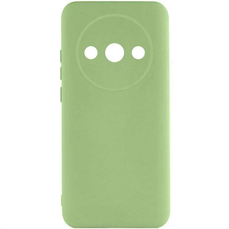 Чехол GETMAN Liquid Silk Full Camera для Xiaomi Redmi A3 | TPU + Микрофибра на картинке №1