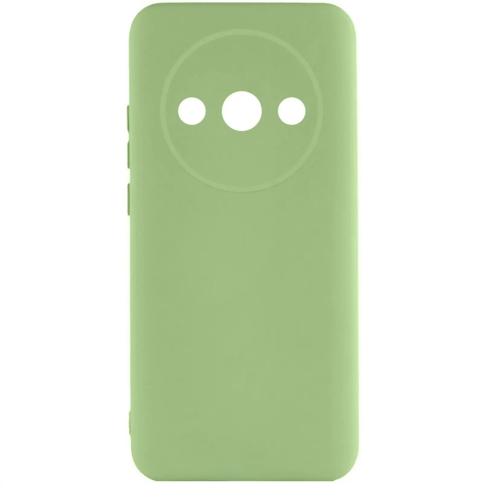 Чехол TPU GETMAN Liquid Silk Full Camera для Xiaomi Redmi A3, Зеленый / Pistachio, TPU, купить оптом с доставкой