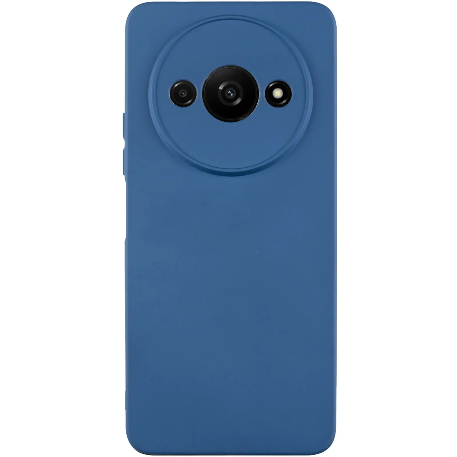 Чехол TPU GETMAN Liquid Silk Full Camera для Xiaomi Redmi A3, Синий / Navy Blue, TPU, купить оптом с доставкой