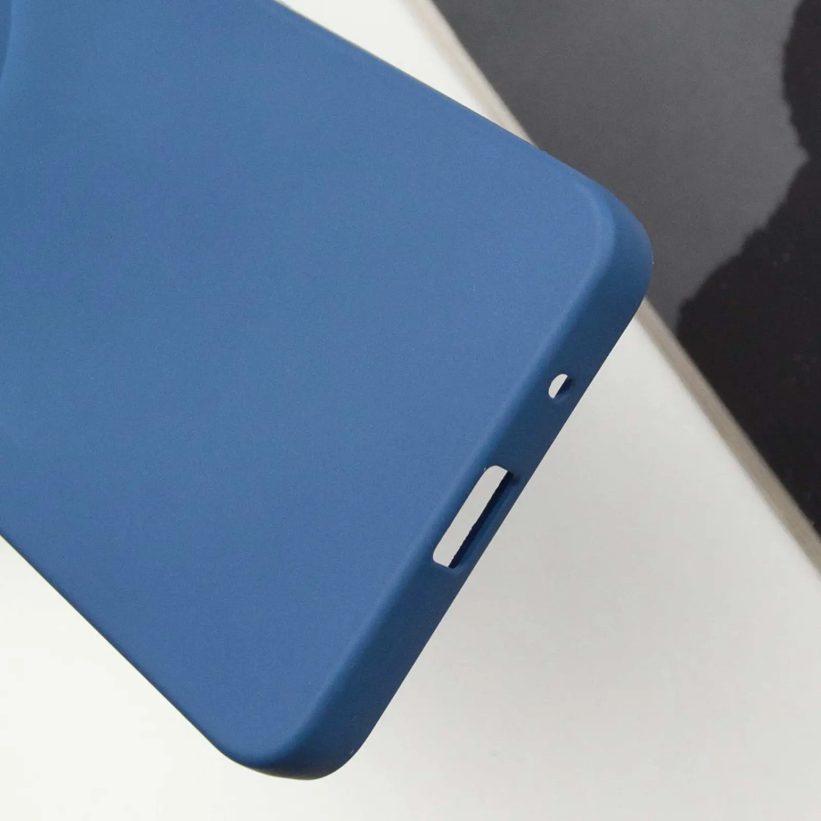 Чехол TPU GETMAN Liquid Silk Full Camera для Xiaomi Redmi A3, Синий / Navy Blue 6, TPU, купить оптом с доставкой