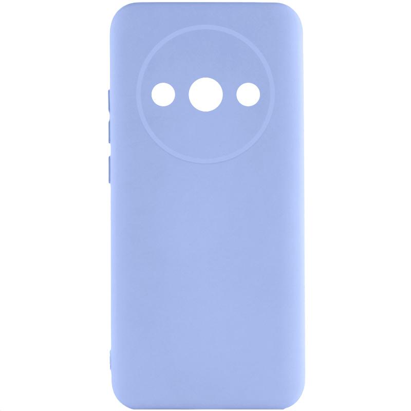 Чохол GETMAN Liquid Silk Full Camera для Xiaomi Redmi A3 | TPU + Мікрофібра на малюнкі №1