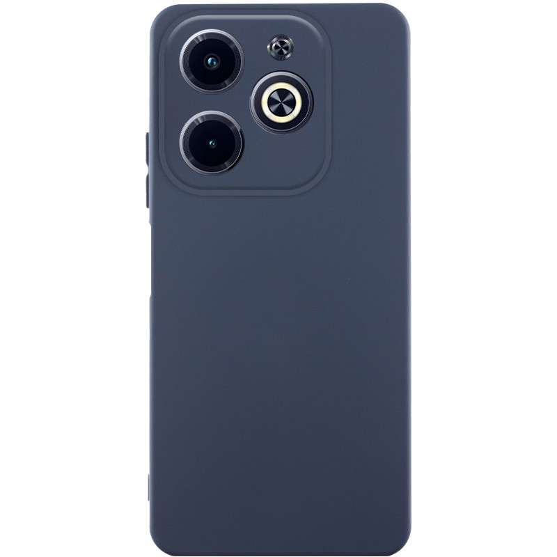 Чохол GETMAN Liquid Silk Full Camera для Infinix Hot 40i | TPU + Мікрофібра на малюнкі №1