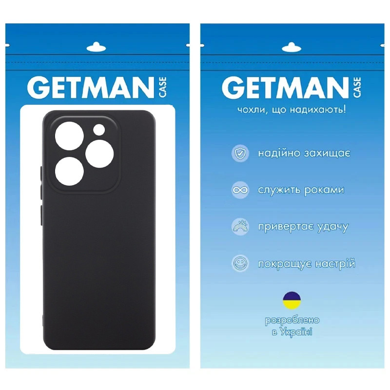 Чохол GETMAN Liquid Silk Full Camera для Infinix Hot 40i | TPU + Мікрофібра Фотографія №2 Чохол GETMAN Liquid Silk Full Camera для Infinix Hot 40i | TPU + Мікрофібра на малюнкі №2