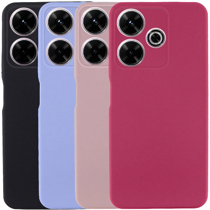 Чехол TPU GETMAN Liquid Silk Full Camera для Xiaomi Redmi 13 4G / Poco M6 4G, TPU, купить оптом с доставкой