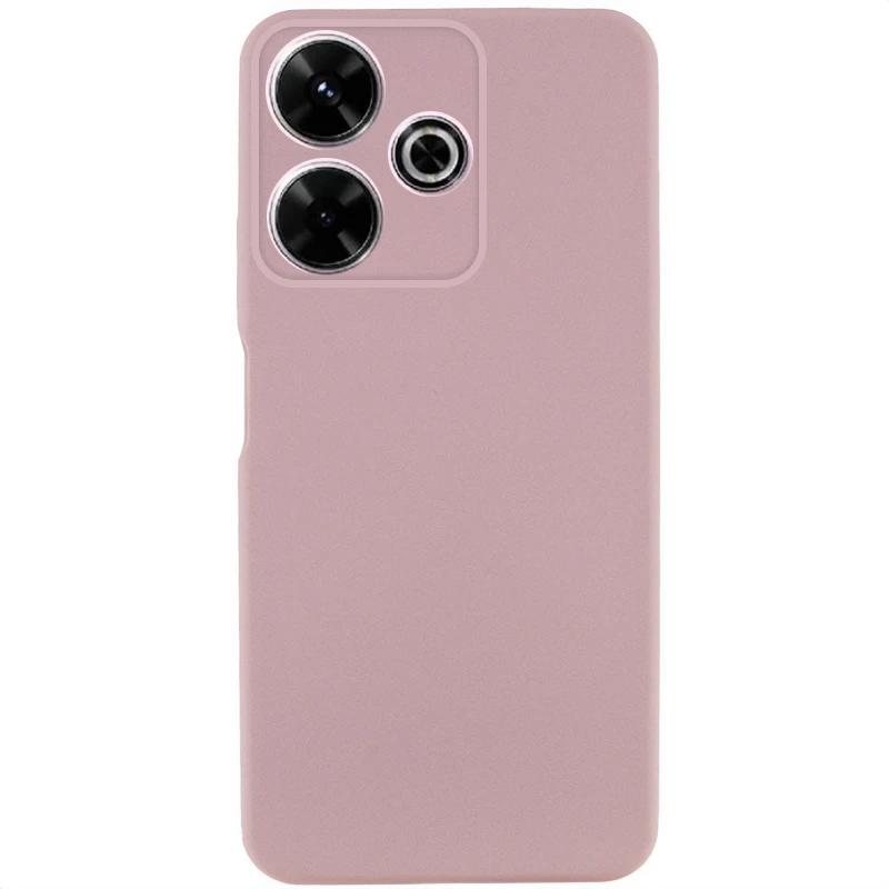 Чехол TPU GETMAN Liquid Silk Full Camera для Xiaomi Redmi 13 4G / Poco M6 4G, Розовый / Pink Sand, TPU, купить оптом с доставкой