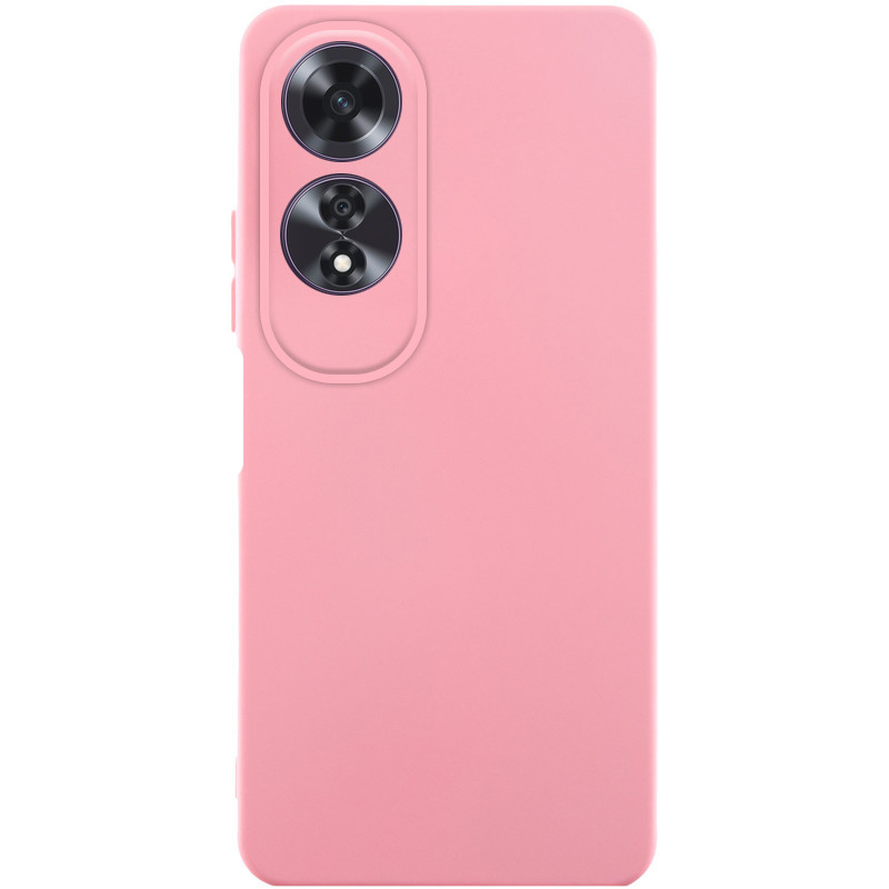 Чохол GETMAN Liquid Silk Full Camera для Oppo A60 4G | TPU + Мікрофібра на малюнкі №1