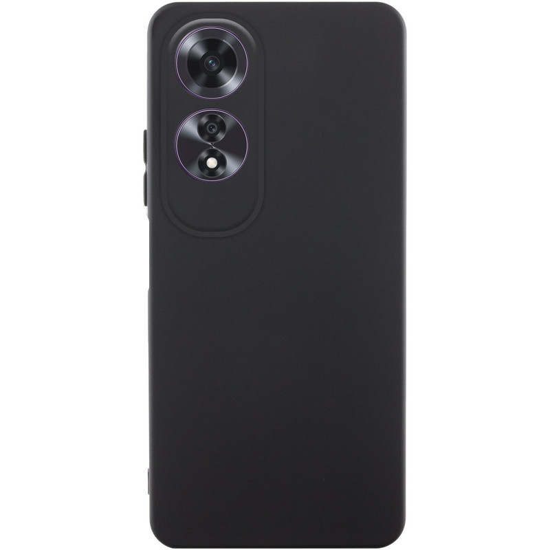 Чохол GETMAN Liquid Silk Full Camera для Oppo A60 4G | TPU + Мікрофібра на малюнкі №1