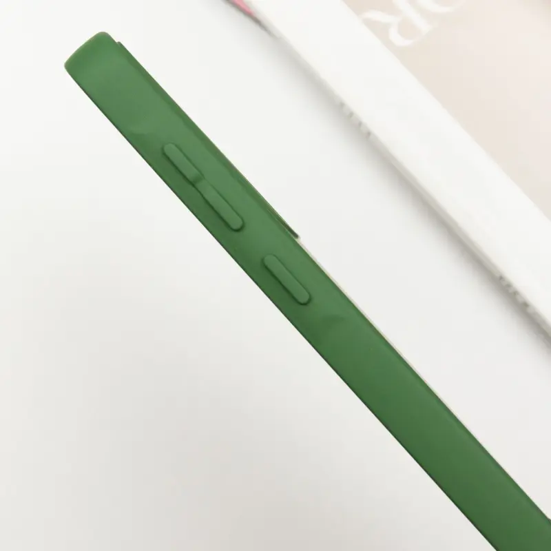 Чехол TPU GETMAN Liquid Silk Full Camera для Samsung Galaxy S24 FE, Зеленый / Dark green 3, TPU, купить оптом с доставкой