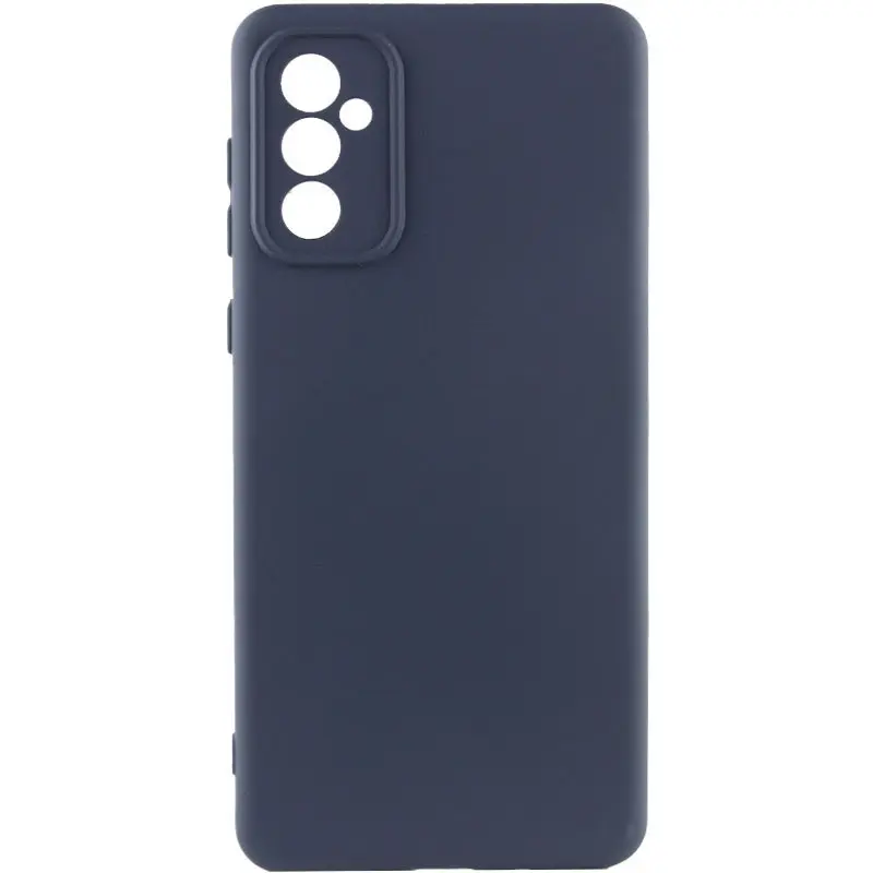 Чехол TPU GETMAN Liquid Silk Full Camera для Samsung Galaxy S24 FE, Синий / Midnight Blue, TPU, купить оптом с доставкой