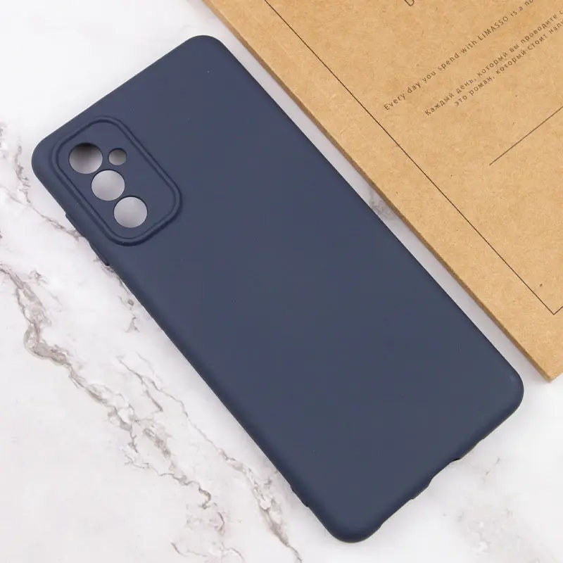 Чехол TPU GETMAN Liquid Silk Full Camera для Samsung Galaxy S24 FE, Синий / Midnight Blue 3, TPU, купить оптом с доставкой