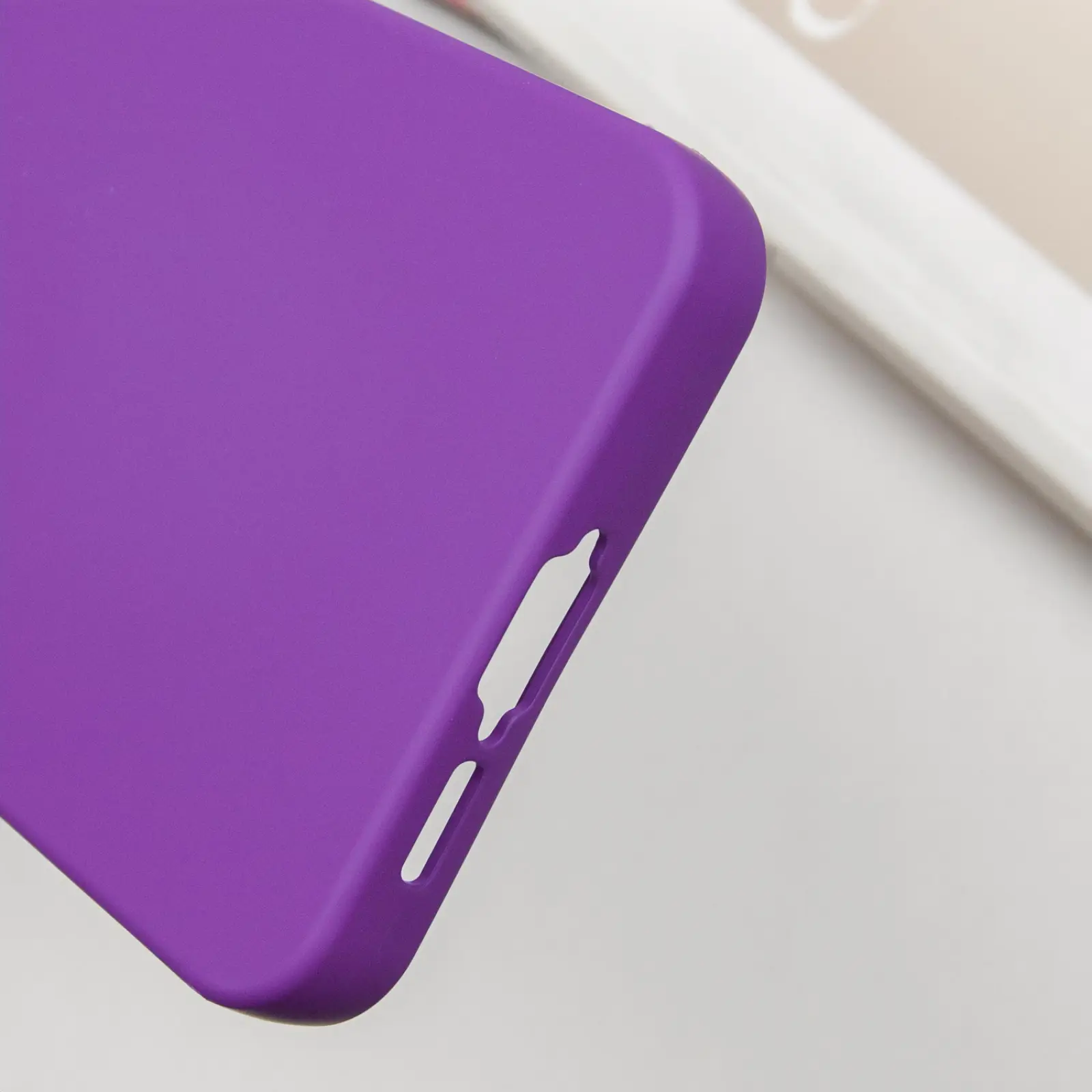 Чехол TPU GETMAN Liquid Silk Full Camera для Samsung Galaxy S24 FE, Фиолетовый / Purple 5, TPU, купить оптом с доставкой