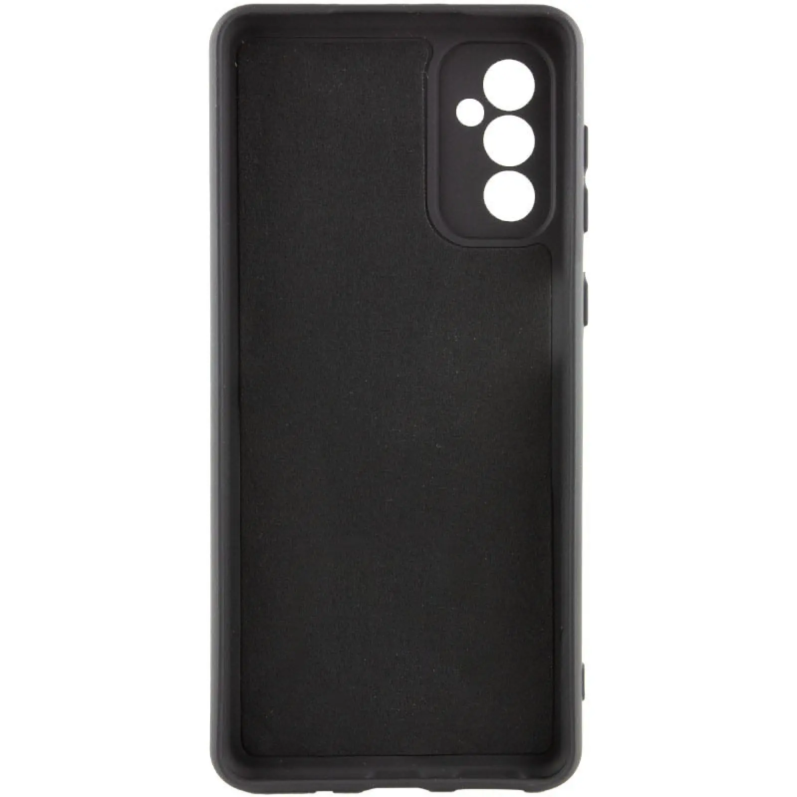 Чехол TPU GETMAN Liquid Silk Full Camera для Samsung Galaxy S24 FE, Черный / Black 1, TPU, купить оптом с доставкой